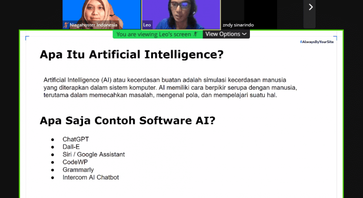 Artificial Intelligence atau AI adalah simulasi