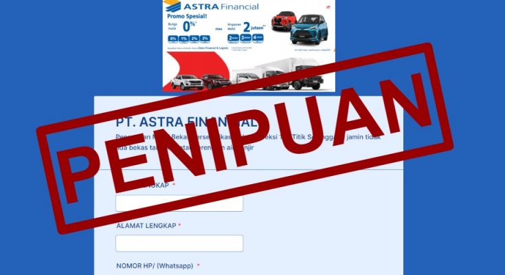 Waspadai penipuan link atasnamakan Astra Financial
