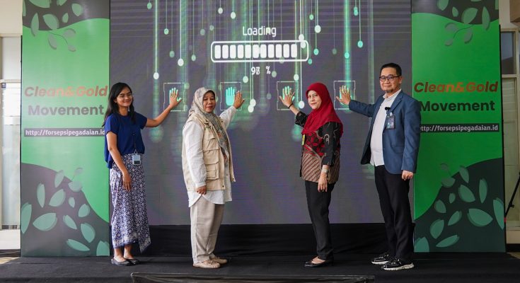 PT Pegadaian Menggelar Kick Off Clean and Gold