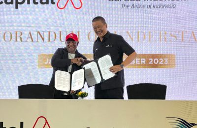 Capital A dan Garuda Indonesia Jalin Kemitraan