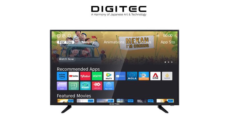 Smart TV DIGITEC diluncurkan ke pasaran dengan