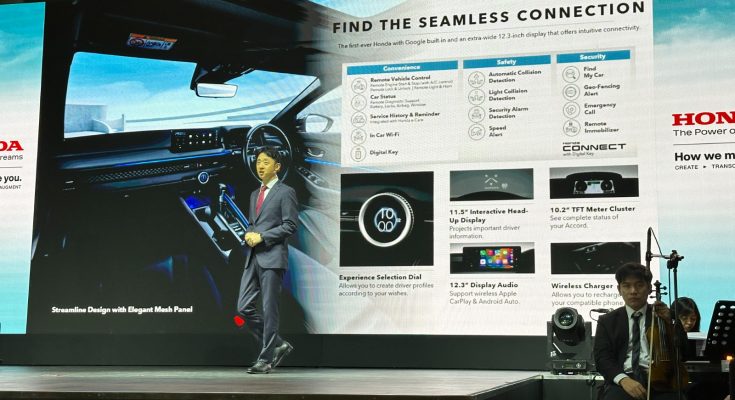All New Honda Accord RS e:HEV dilengkapi Google