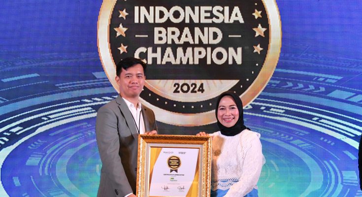 PT Pegadaian meraih penghargaan Indonesia Brand Champion