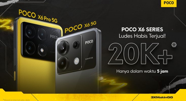 POCO X6 Series (POCO X6 Pro 5G dan POCO X6 5G) langsung