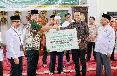 PT. Pegadaian Kanwil V Manado lewat program Corporate