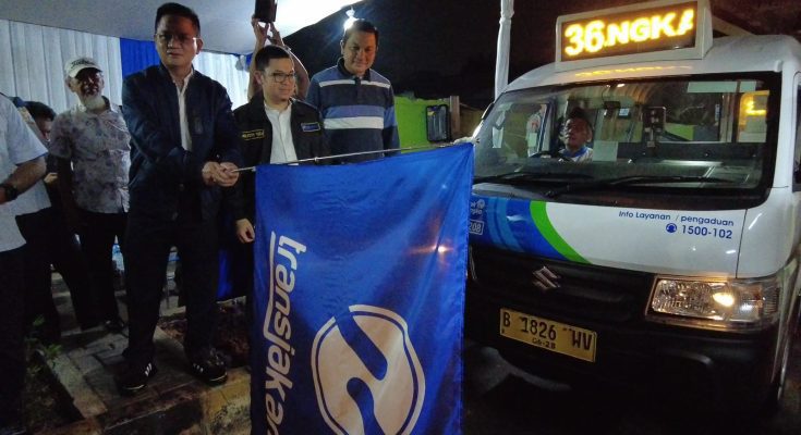 PT Transportasi Jakarta (Transjakarta) melakukan uji coba empat