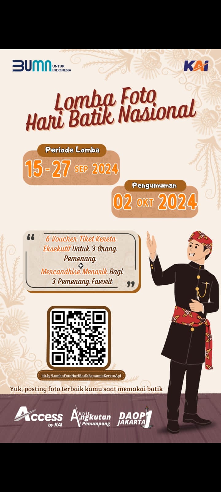 Hari Batik Nasional yang jatuh pada tanggal 2 Oktober 2024