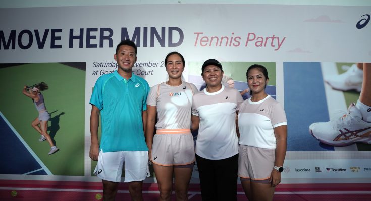 ASICS Indonesia  menggelar ASICS Move Her Mind Tennis