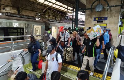 PT Kereta Api Indonesia (Persero) Daop 1 Jakarta mencatat