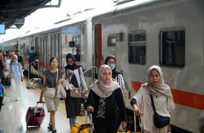 PT Kereta Api Indonesia (Persero) Daerah Operasi 1 Jakarta mencatat