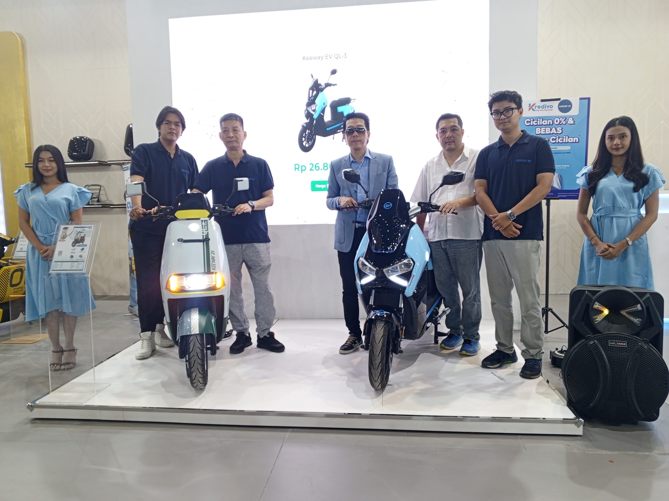 Keeway ikut meramaikan apda ajang Jakarta Fair Kemayoran