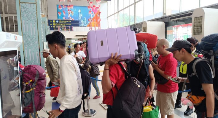PT Kereta Api Indonesia (Persero) Daerah Operasi 1 Jakarta mencatat
