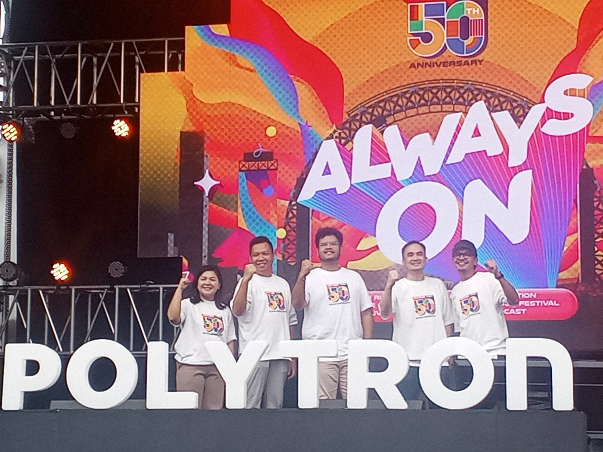 Polytron yang genap merayakan 50 tahun hadir