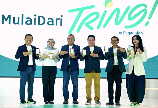 PT Pegadaian meluncurkan super apps terbaru, Tring! By Pegadaian