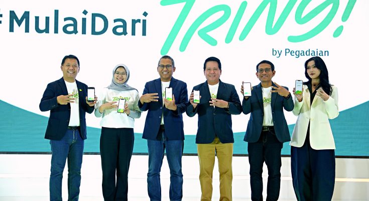 PT Pegadaian meluncurkan super apps terbaru, Tring! By Pegadaian