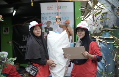 Yayasan WINGS Peduli secara konsisten mendampingi bank sampah
