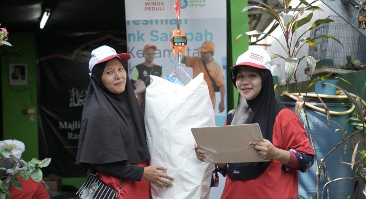 Yayasan WINGS Peduli secara konsisten mendampingi bank sampah