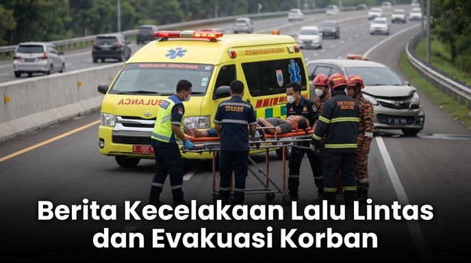 Berita Kecelakaan Lalu Lintas dan Evakuasi Korban